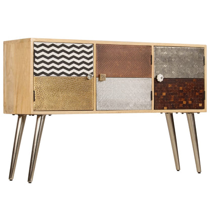 vidaXL Sideboard 47.2"x11.8"x29.5" Solid Mango Wood-3