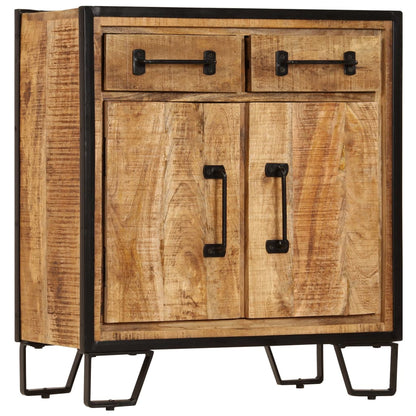 vidaXL Sideboard 25.6"x11.8"x27.6" Solid Mango Wood-1