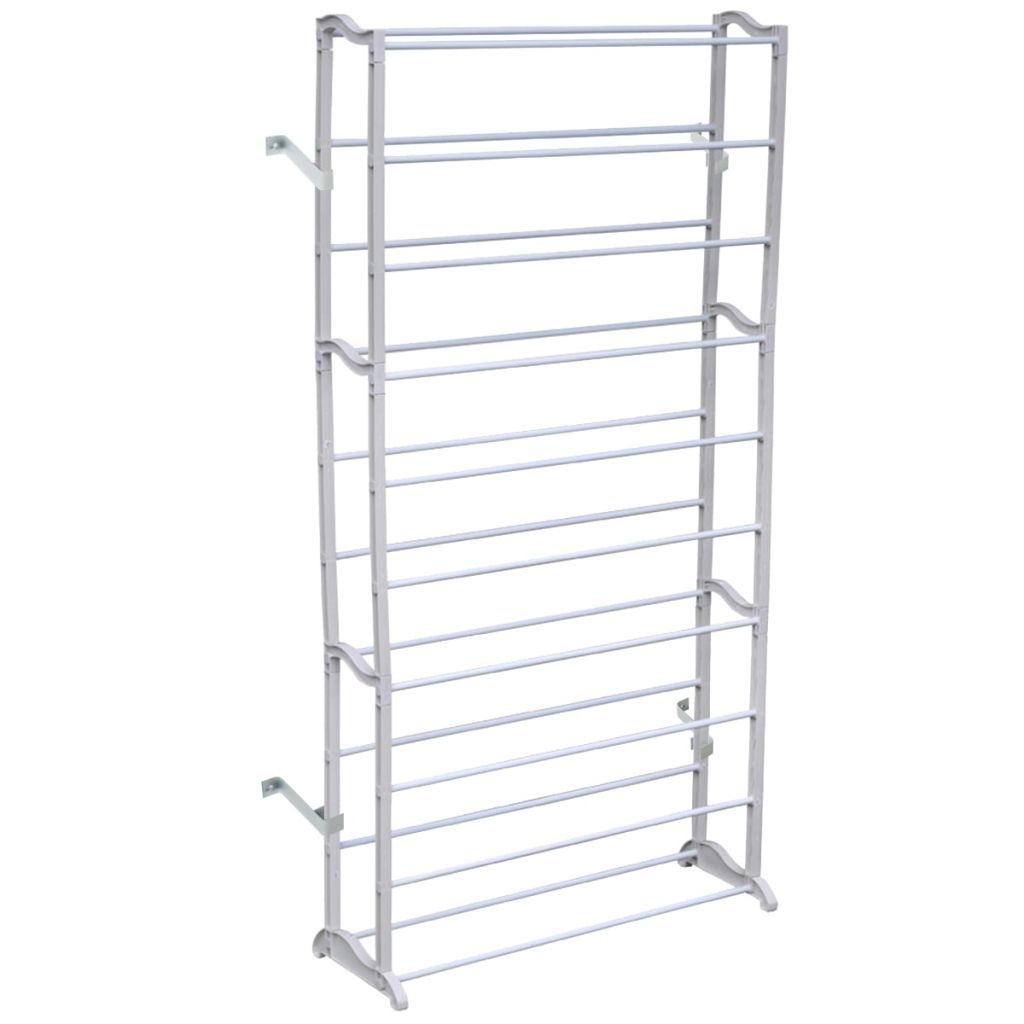vidaXL 1/2x 40 Pair Free Standing 10 Tier Shoe Tower Rack Organizer Shelf-1