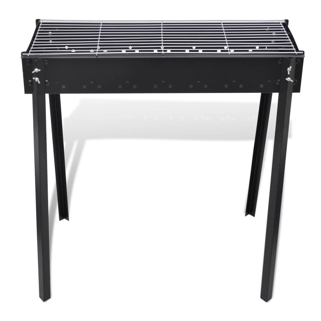 vidaXL BBQ Stand Charcoal Barbecue Square 30" x 11"-1