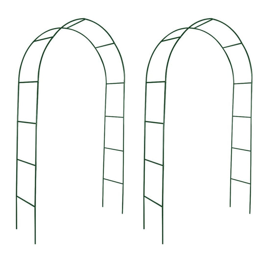 vidaXL Garden Arch 2 pcs Climbing Plants-0