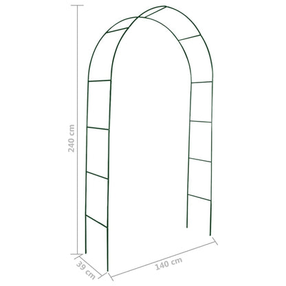 vidaXL Garden Arch 2 pcs Climbing Plants-3