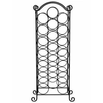 vidaXL Wine Rack for 21 Bottles Metal-2