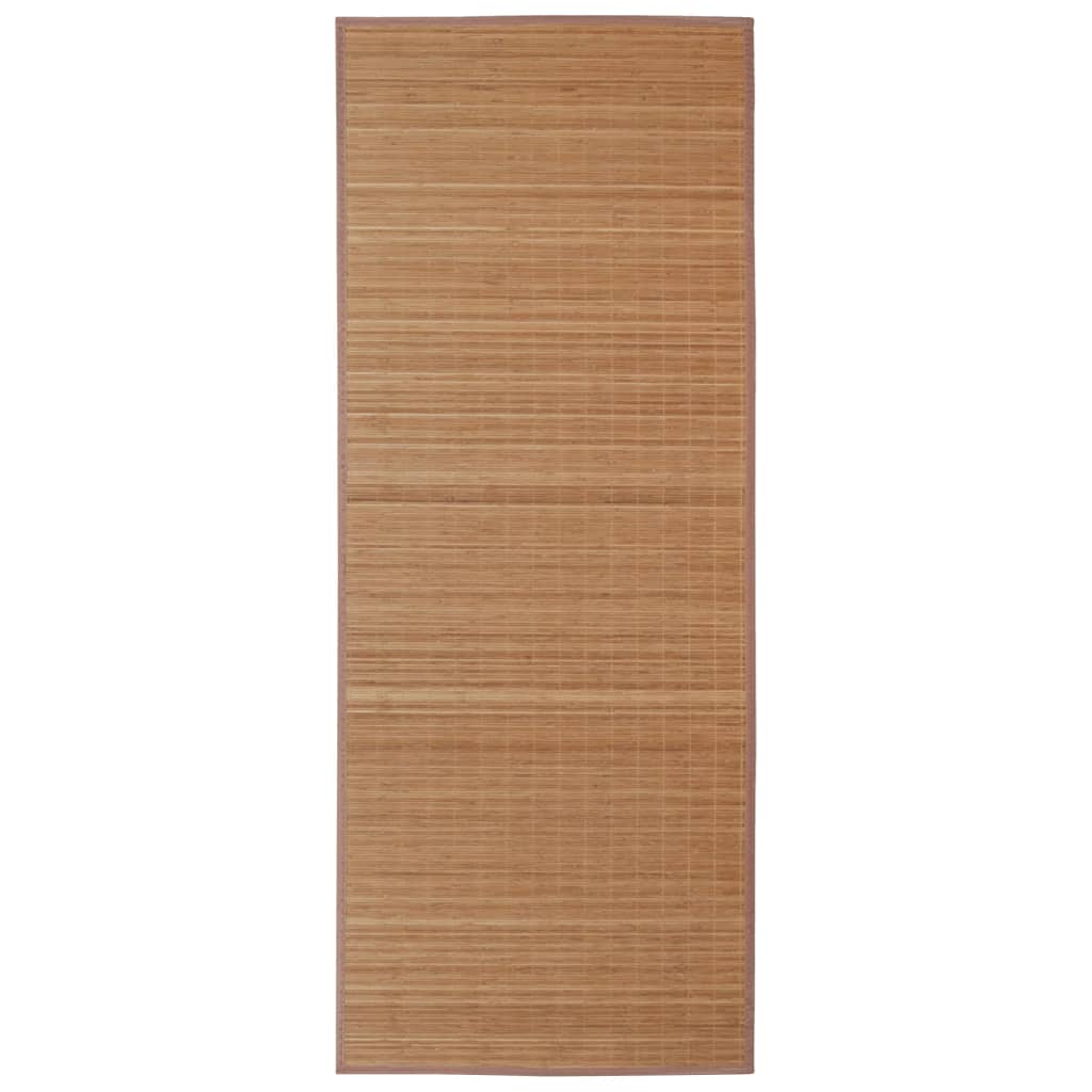 vidaXL Bamboo Rug Runner with Non-slip PVC Backing Floor Carpet Rectangular-4