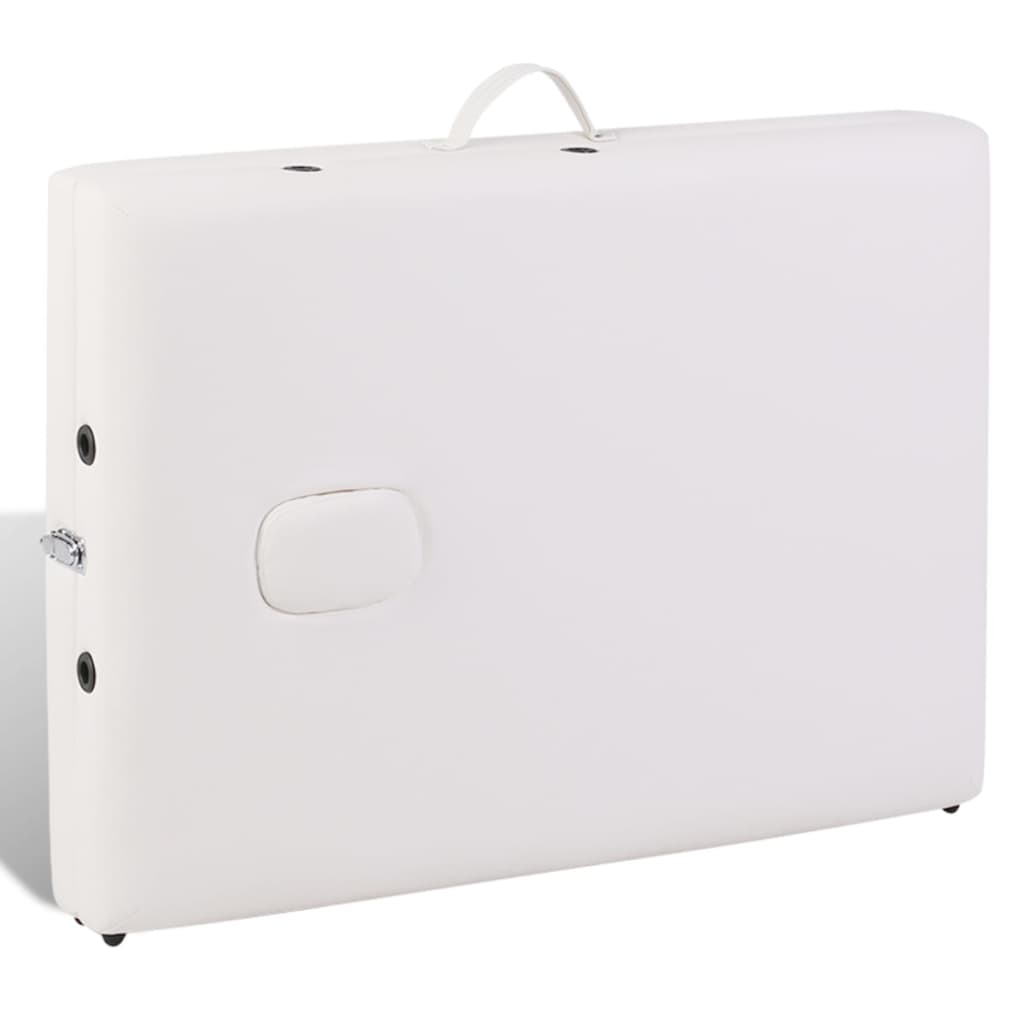 vidaXL Massage Table Portable Massage Bed Salon Therapy Beauty Table 2 Zones-0