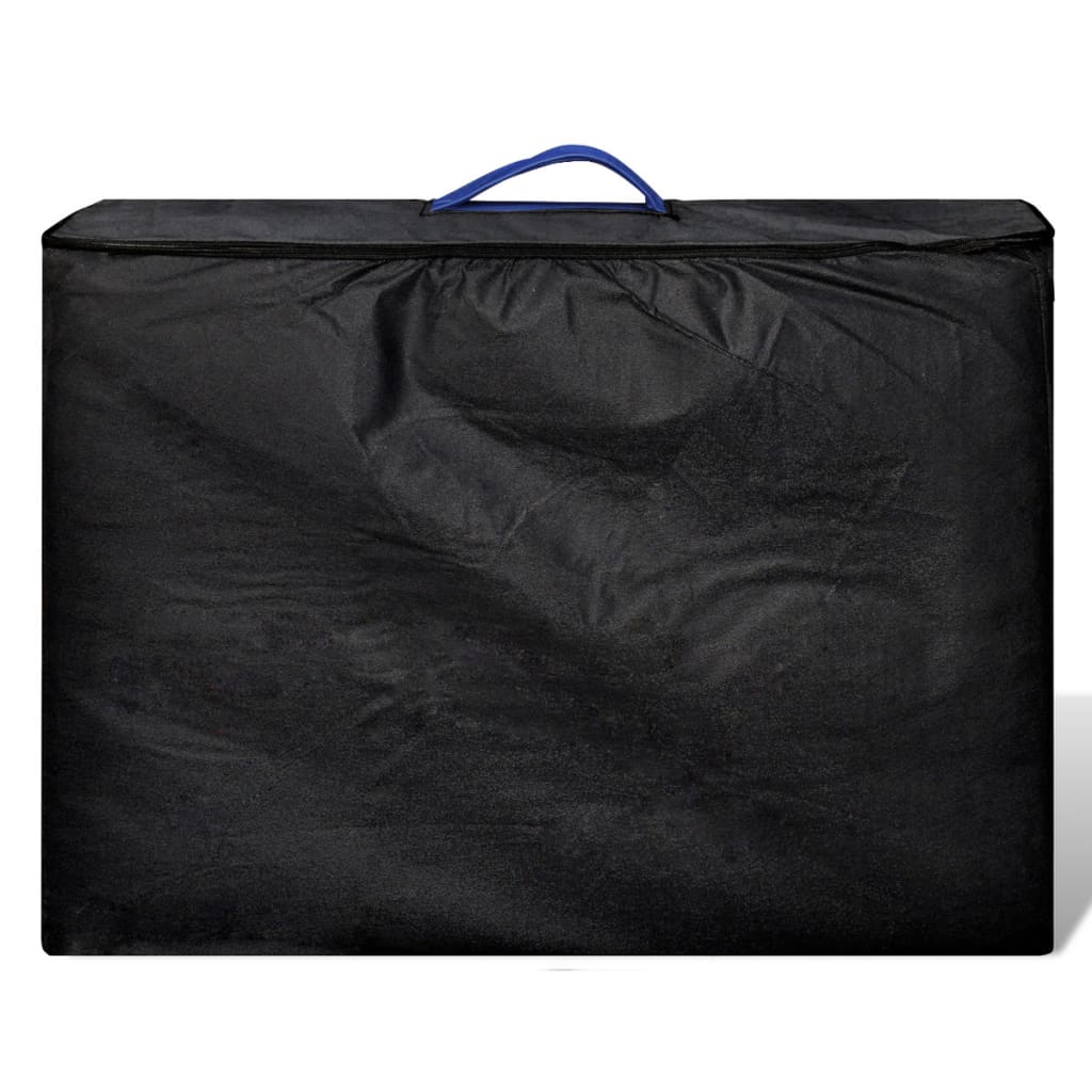 vidaXL Massage Table with Wooden Frame Portable Salon Therapy Table 4 Zones-1