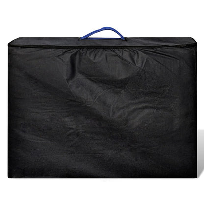 vidaXL Massage Table with Wooden Frame Portable Salon Therapy Table 4 Zones-1