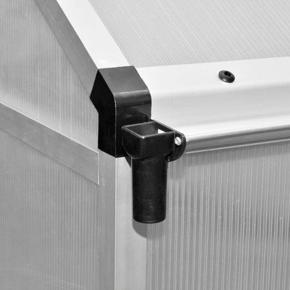 vidaXL Greenhouse Outdoor Grow House Green House with Base Frame Aluminum-2