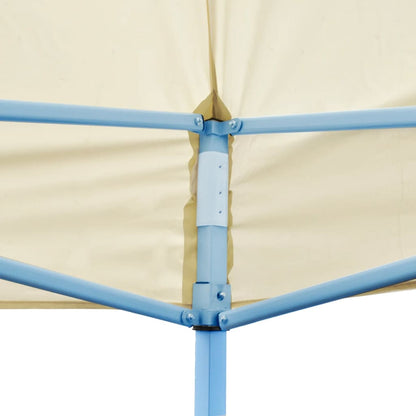 vidaXL Party Tent Foldable Pop-up Gazebo Patio Pavilion Canopy Tent Cream-2