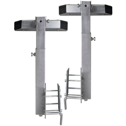 vidaXL Boat Trailer Solid Bar Bow Support Set of 2 24.8"-34.6"-4