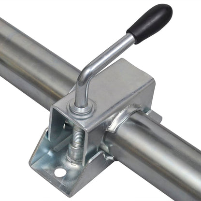 vidaXL 2 Support Tubes with 2 Split Clamps for 1.9" Jockey Wheel-4