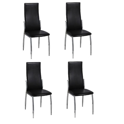vidaXL Dining Chairs Accent Side Chair for Living Room Bedroom Faux Leather-1
