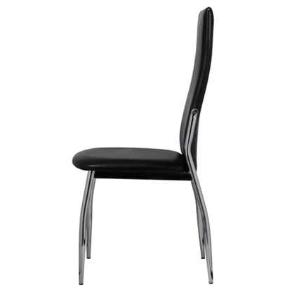 vidaXL Dining Chairs Accent Side Chair for Living Room Bedroom Faux Leather-3