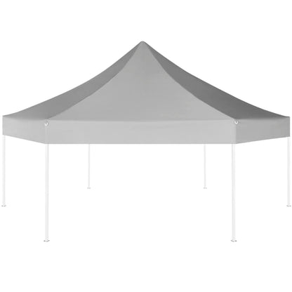 vidaXL Gazebo Hexagonal Pop-Up Canopy Tent Outdoor Shelter Party Tent Sunshade-1