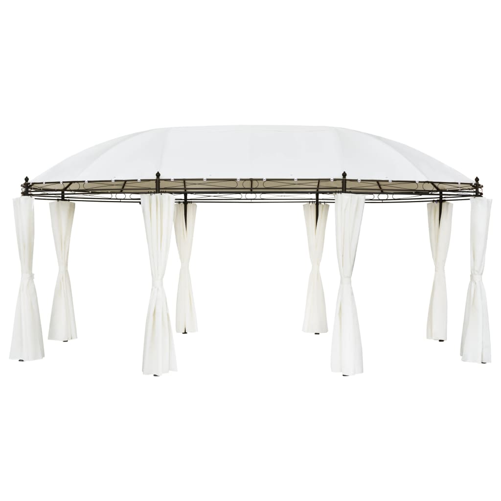 vidaXL Gazebo Cream White 208.7"x137.8"x104.3"-0