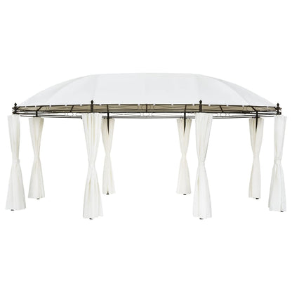 vidaXL Gazebo Cream White 208.7"x137.8"x104.3"-0