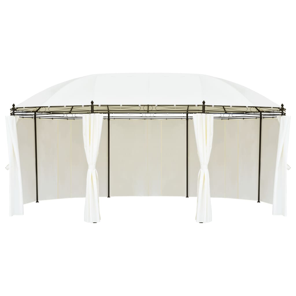 vidaXL Gazebo Cream White 208.7"x137.8"x104.3"-3