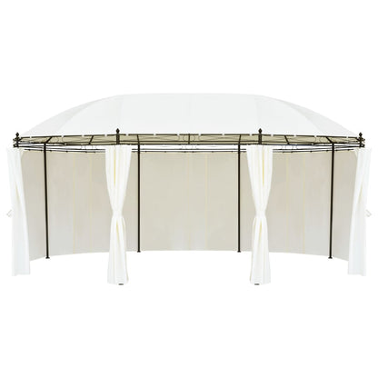 vidaXL Gazebo Cream White 208.7"x137.8"x104.3"-3