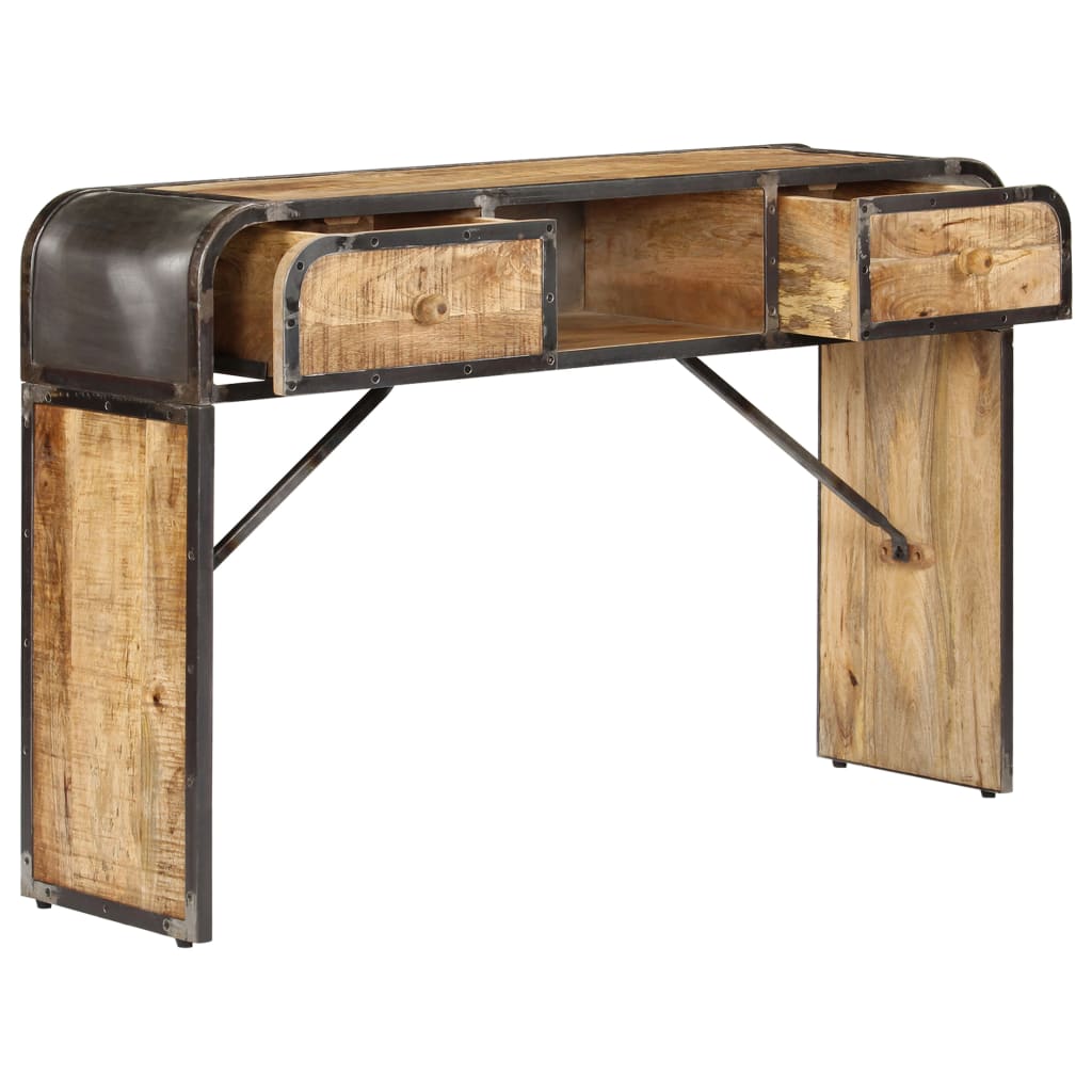 vidaXL Sideboard 47.2"x11.8"x29.5" Solid Mango Wood-4