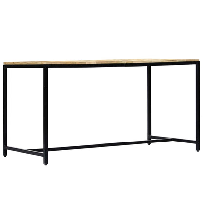 vidaXL Dining Table Kitchen Table Dining Room Table Solid Rough Mango Wood-3