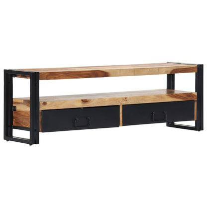 vidaXL TV Stand 47.2"x11.8"x15.7" Solid Wood Sheesham