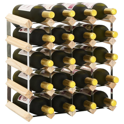vidaXL Countertop Wine Rack Bottle Holder Wine Storage Organizer Solid Wood-9
