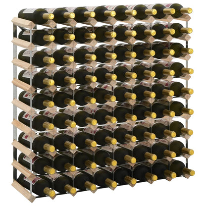 vidaXL Countertop Wine Rack Bottle Holder Wine Storage Organizer Solid Wood-6