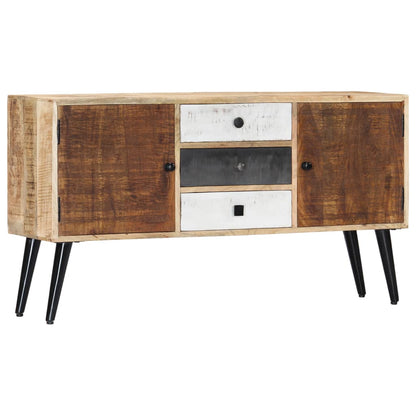 vidaXL Sideboard 3-Drawer Cupboard Sideboard Buffet Cabinet Solid Wood Mango-3