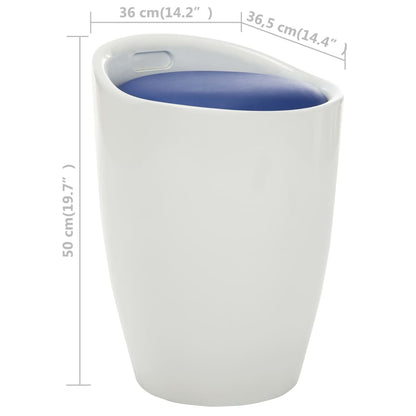 vidaXL Stool Living Room Hall Ottoman Foot Rest Office Footstool Faux Leather-4