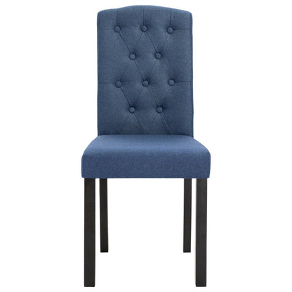 vidaXL Dining Chairs Accent Side Chair with Solid Wood Legs for Kitchen Fabric-1