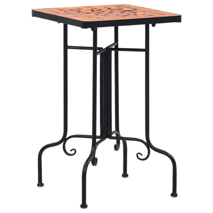 vidaXL Mosaic Side Table Plant Table Stand Patio Flower Pot Stand Ceramic-2