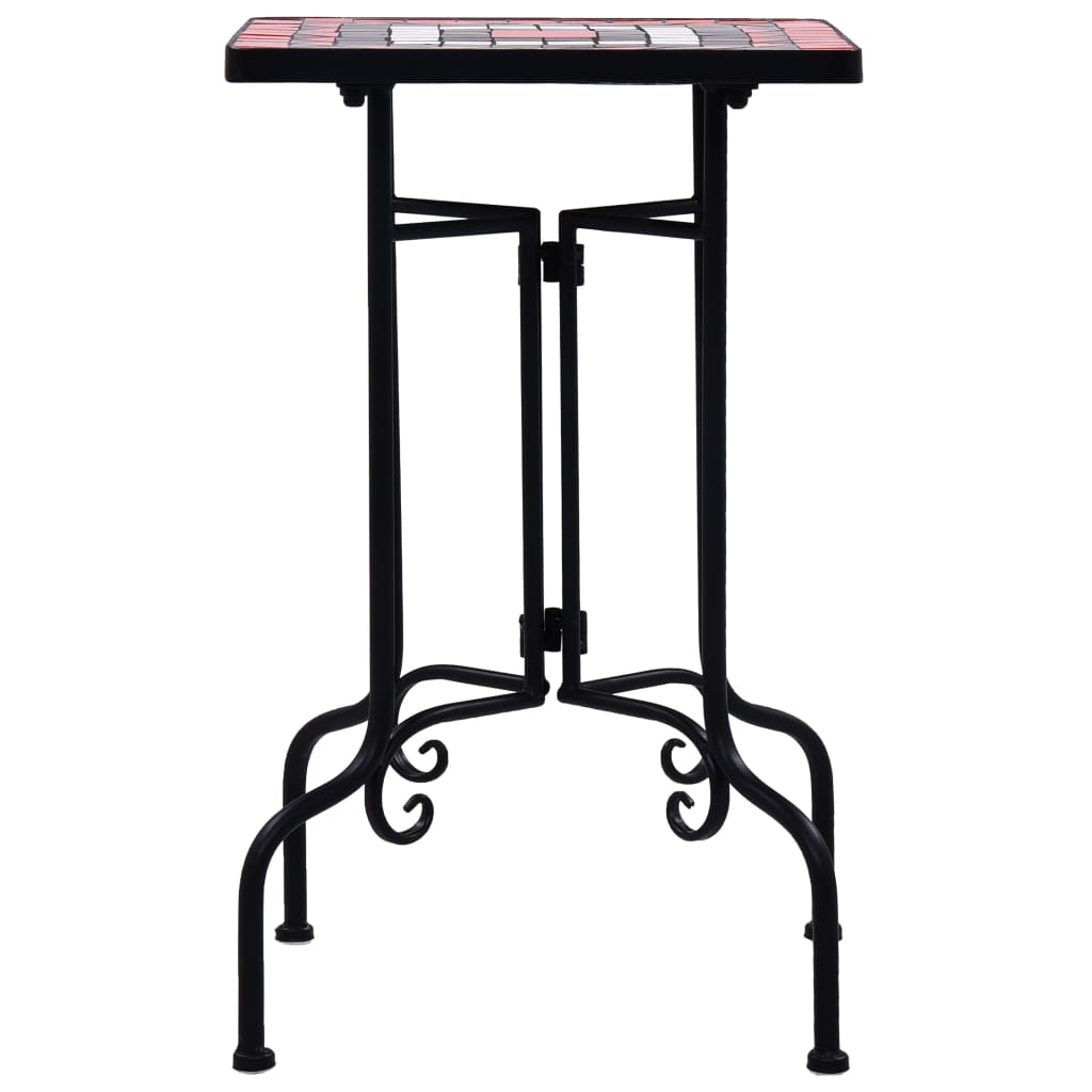 vidaXL Mosaic Side Table Plant Table Stand Patio Flower Pot Stand Ceramic-1