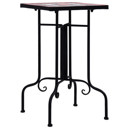 vidaXL Mosaic Side Table Plant Table Stand Patio Flower Pot Stand Ceramic-4