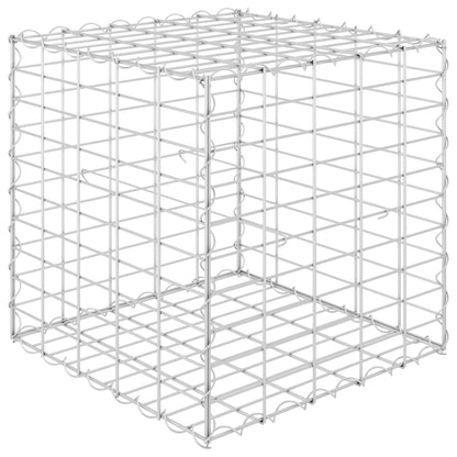 vidaXL Cube Gabion Raised Bed Steel Wire Basket Pot Garden Planter Multi Sizes-3