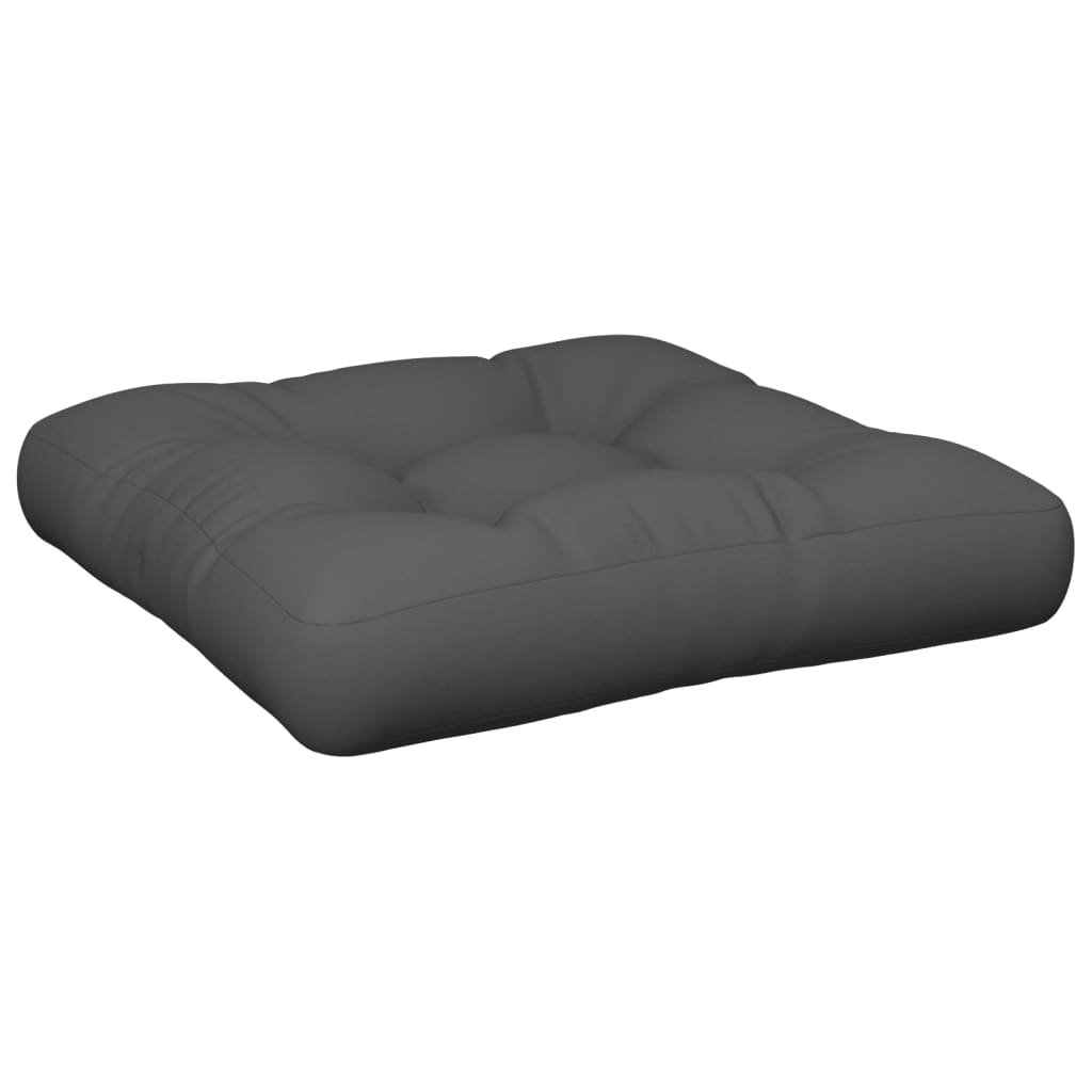 vidaXL Pallet Cushion Anthracite 23.6"x24.2"x3.9" Fabric-1