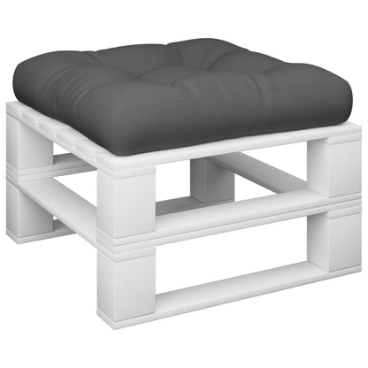vidaXL Pallet Cushion Anthracite 23.6"x24.2"x3.9" Fabric-2