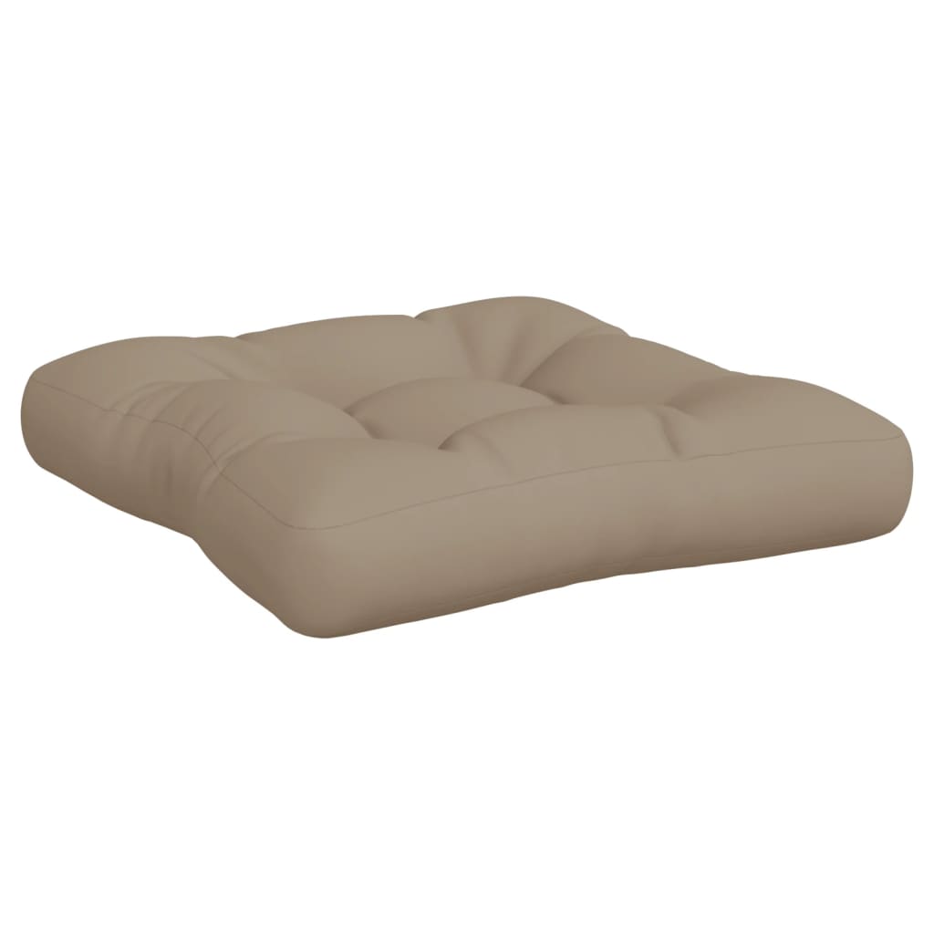 vidaXL Pallet Cushions 3 pcs Taupe Fabric-4