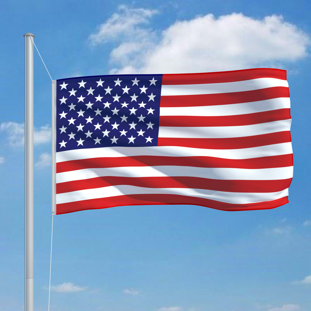 vidaXL US Flag 35.4"x59.1"-1