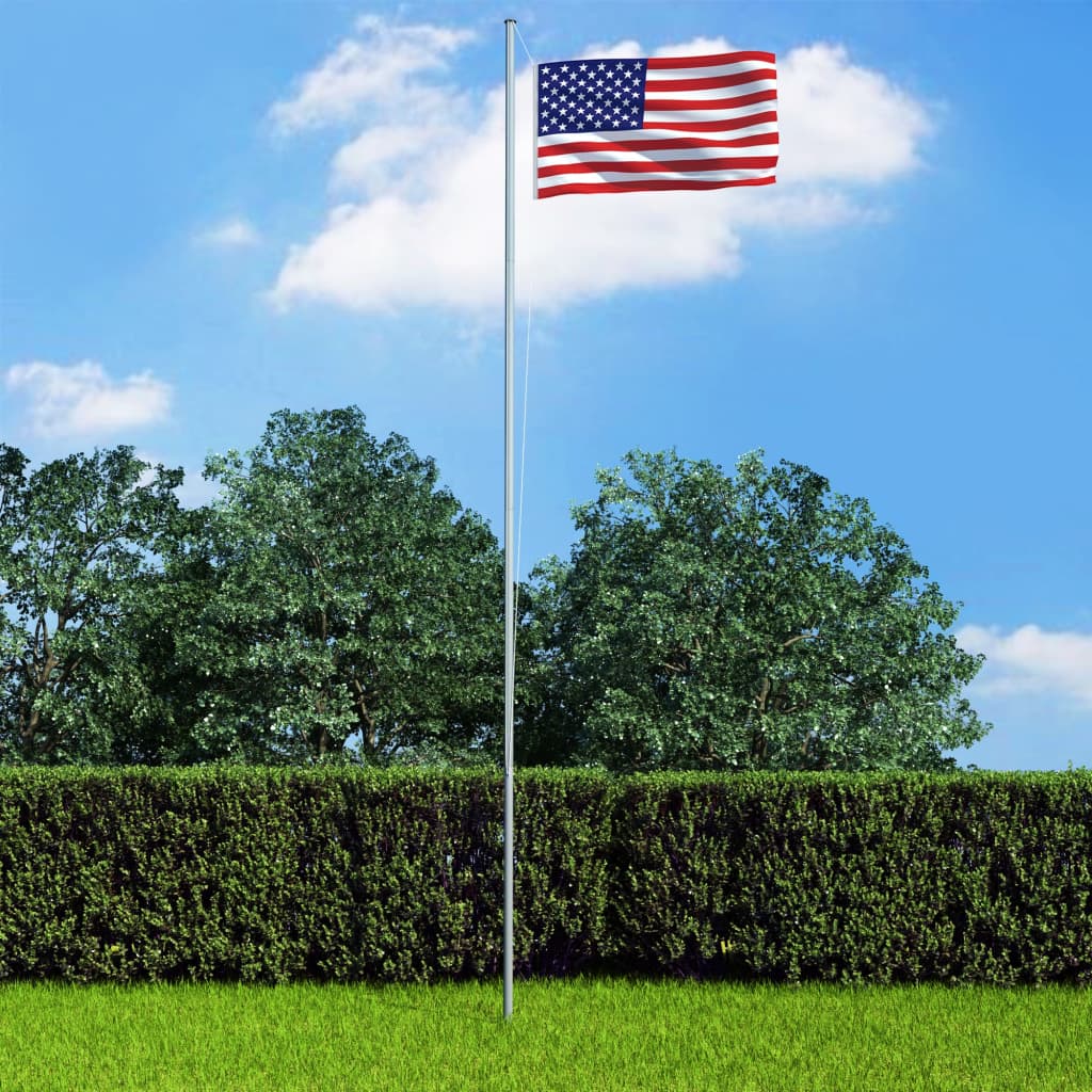 vidaXL US Flag 35.4"x59.1"-0