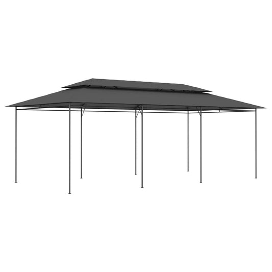 vidaXL Gazebo 236.2"x117.3"x106.3" Anthracite-0