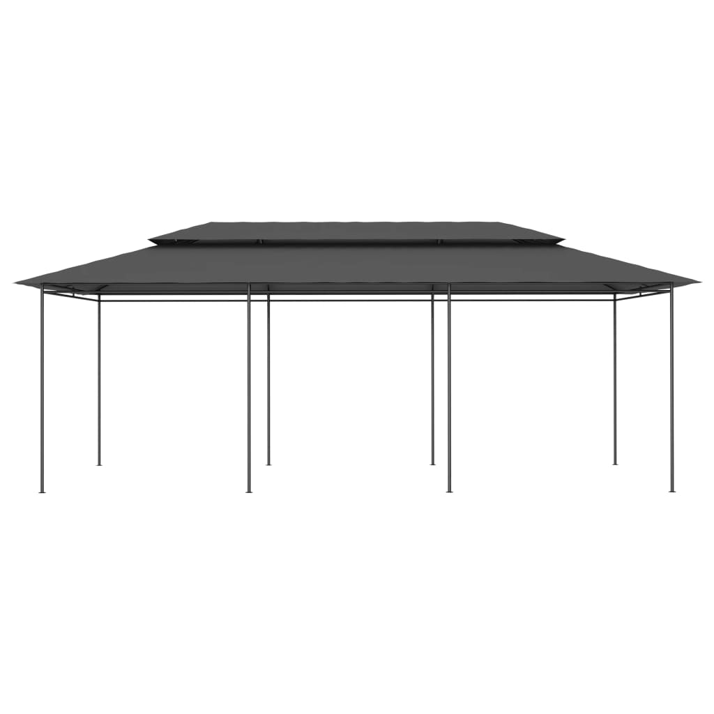 vidaXL Gazebo 236.2"x117.3"x106.3" Anthracite-2