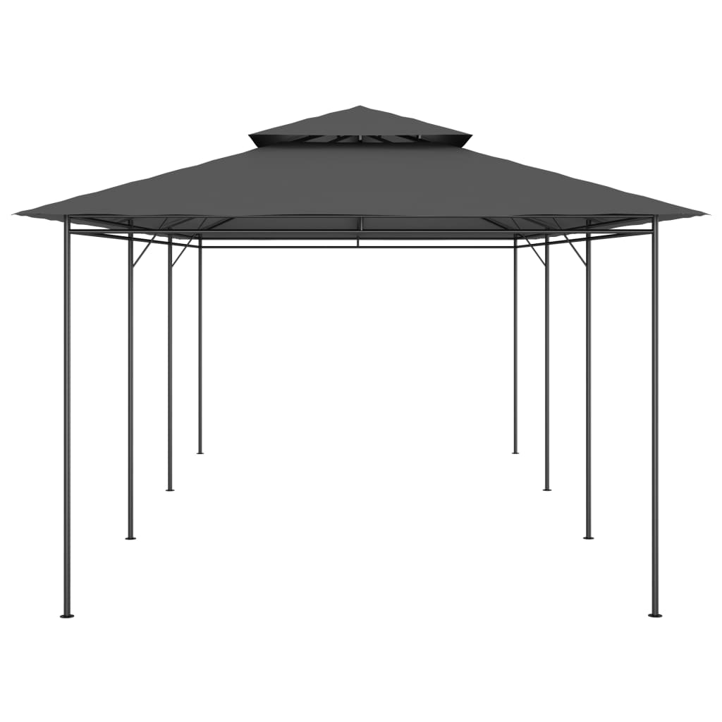 vidaXL Gazebo 236.2"x117.3"x106.3" Anthracite-3