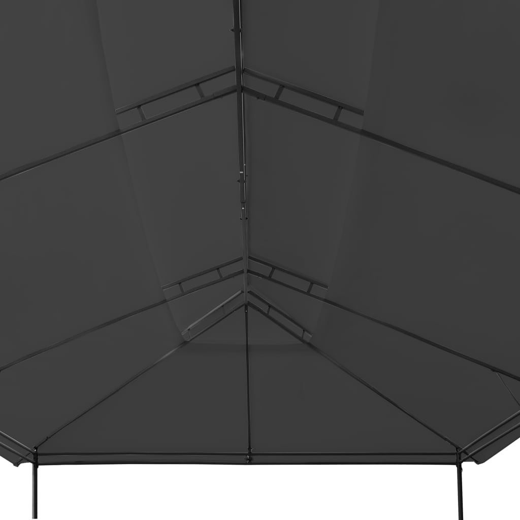vidaXL Gazebo 236.2"x117.3"x106.3" Anthracite-4
