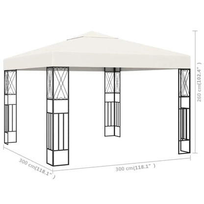 vidaXL Gazebo Outdoor Canopy Tent Patio Pavilion Wedding Party Tent Fabric-0