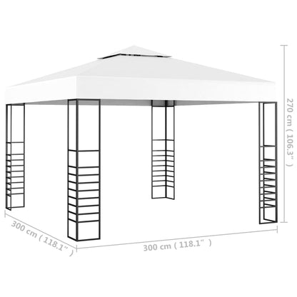 vidaXL Gazebo Outdoor Canopy Patio Pavilion Sun Shelter Party Tent Marquee-4