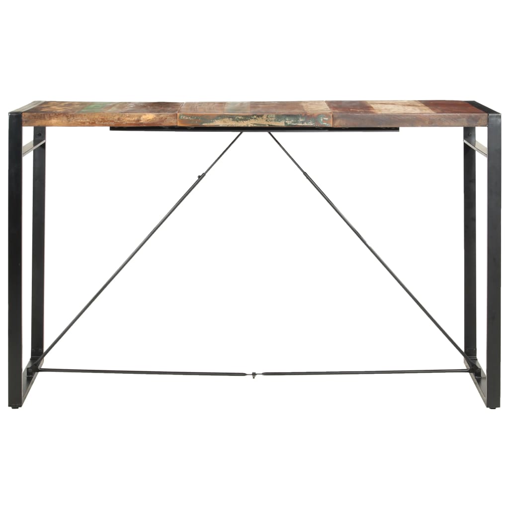 vidaXL Bar Table Kitchen Dining Room Pub Table Bistro Table Solid Wood Mango-3