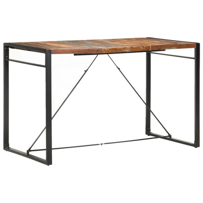 vidaXL Bar Table Kitchen Dining Room Pub Table Bistro Table Solid Wood Mango-1