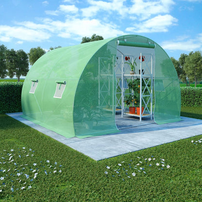 vidaXL Greenhouse Outdoor Grow House Green House for Plant Growing Gardening-4