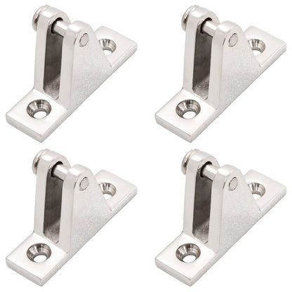 vidaXL Boat Deck Hinges for Bimini Top 4 pcs Stainless Steel-2