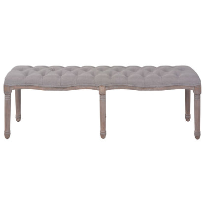 vidaXL Entryway Bench Dining Bench for Bedroom Living Room Fabric Solid Wood-4